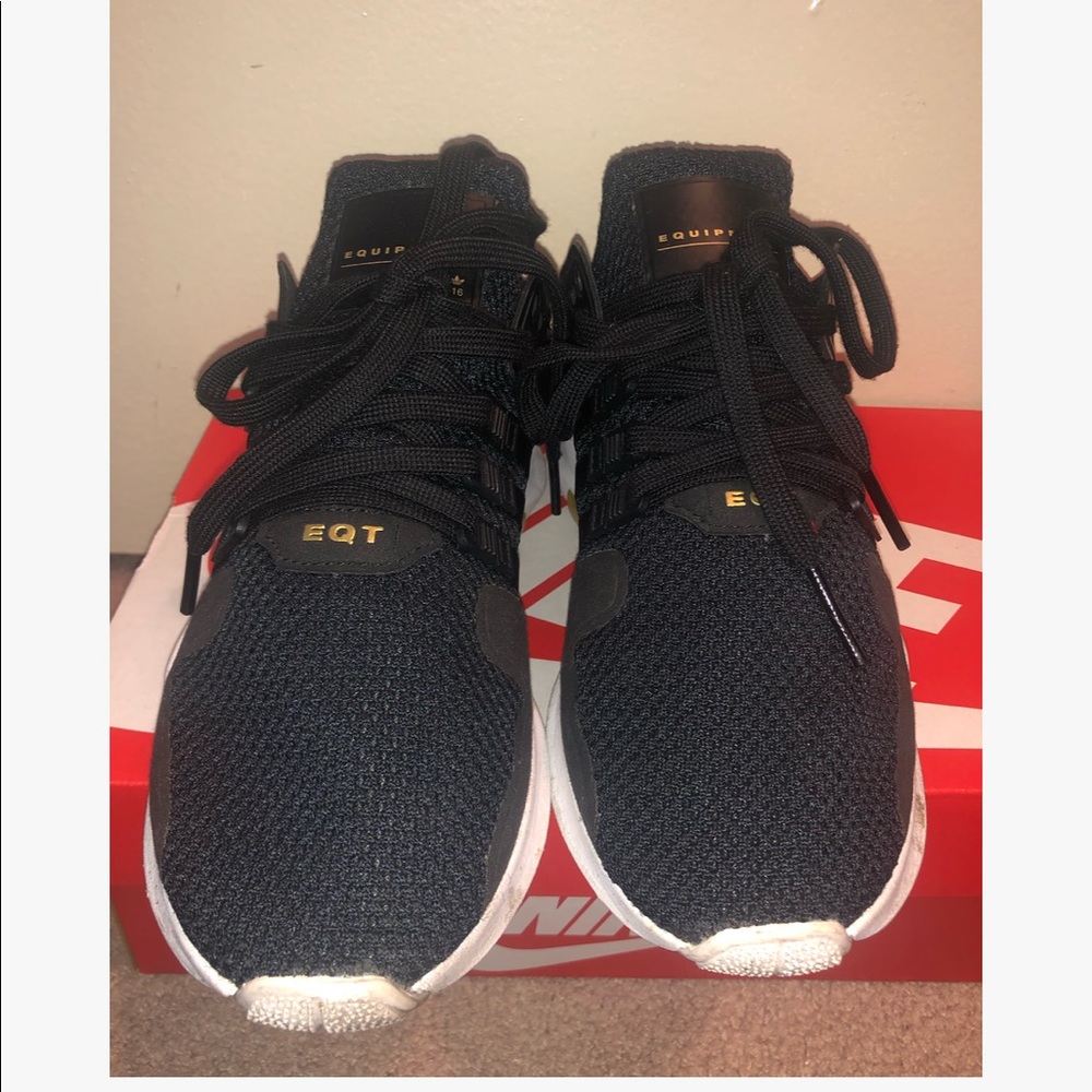 Black and white Adidas EQT Support